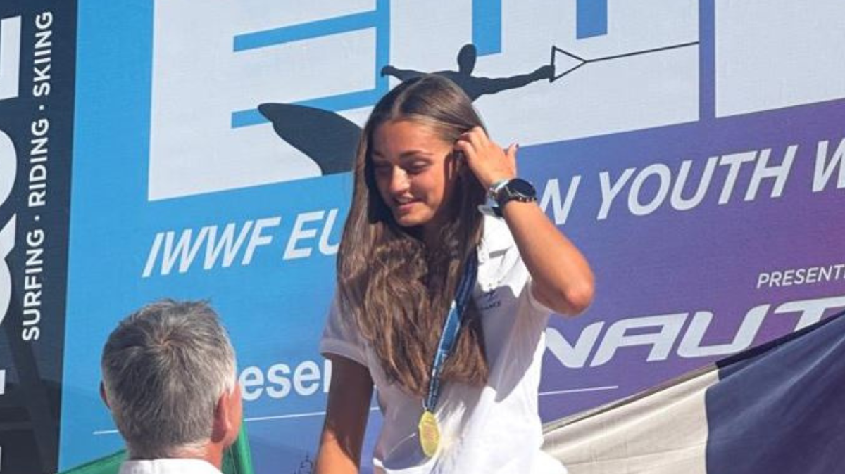Ski nautique Marie-Lou Duverger et Axel Garcia champions d'Europe U21