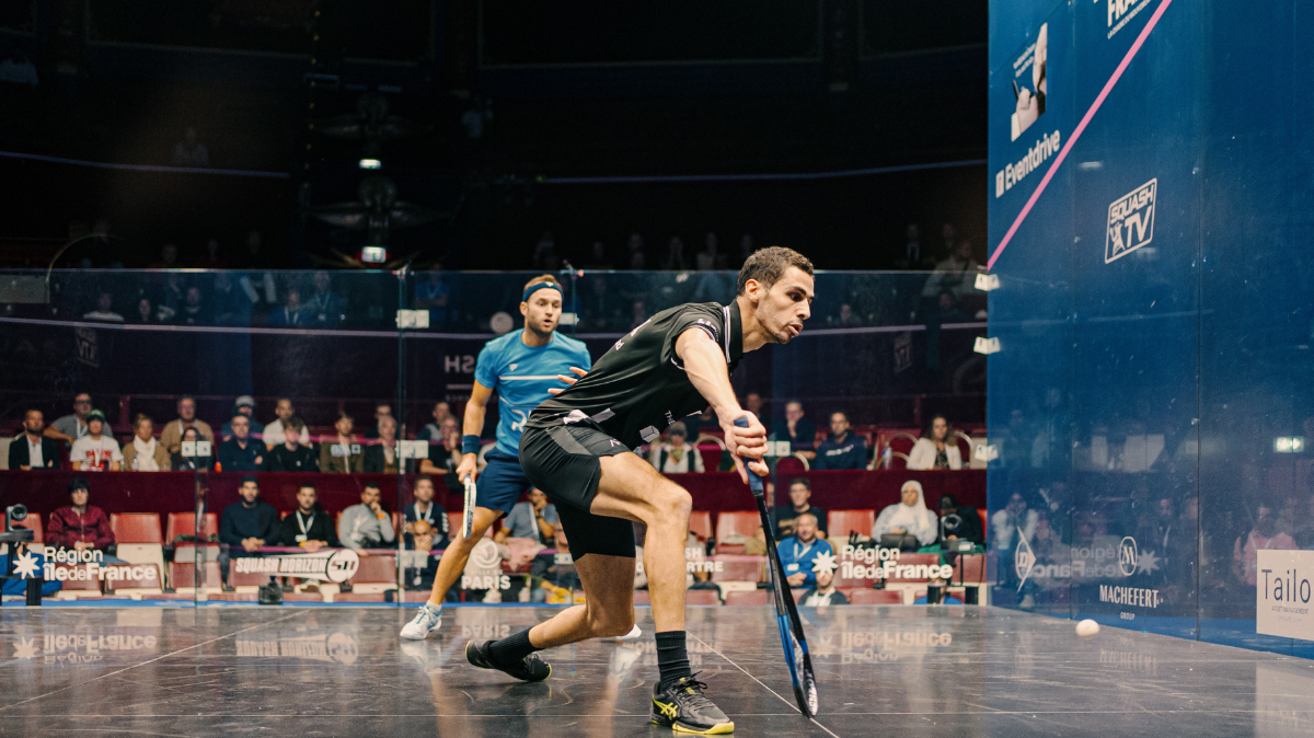 Squash Grégoire Marche cède logiquement en 8e de finale du Paris Squash