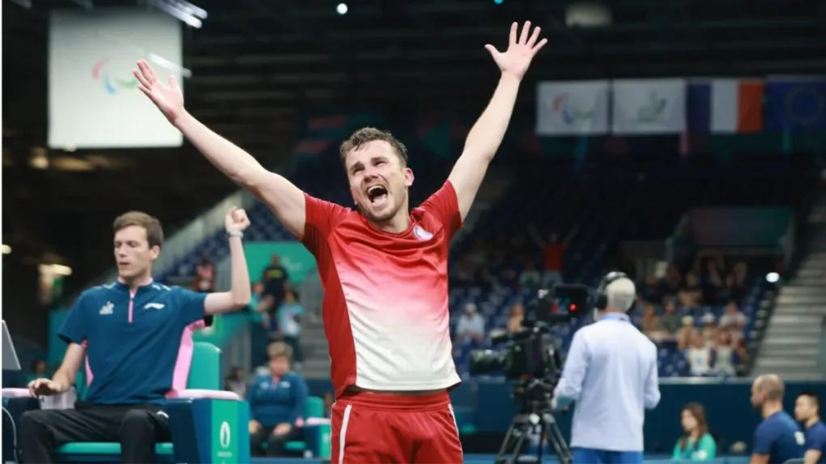 Tennis de table Jeux Paralympiques 2024 Matéo Bohéas (MS10) se pare de bronze