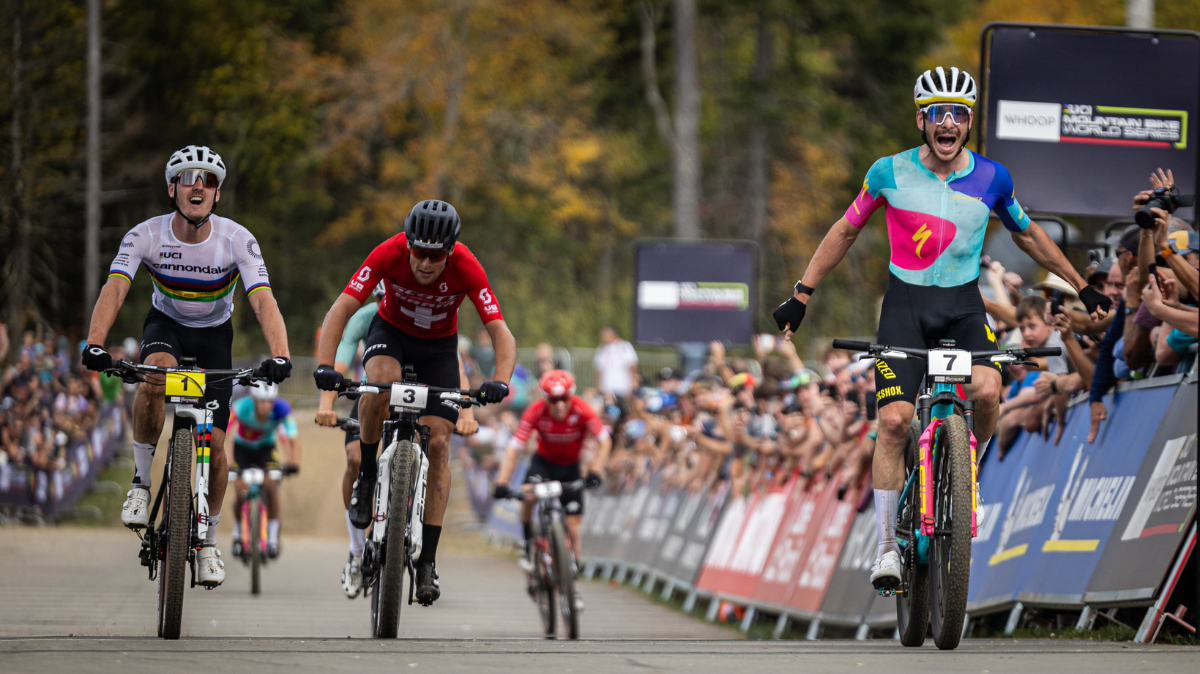 VTT XCO Lake Placid Victor Koretzky remporte la course au terme du sprint final
