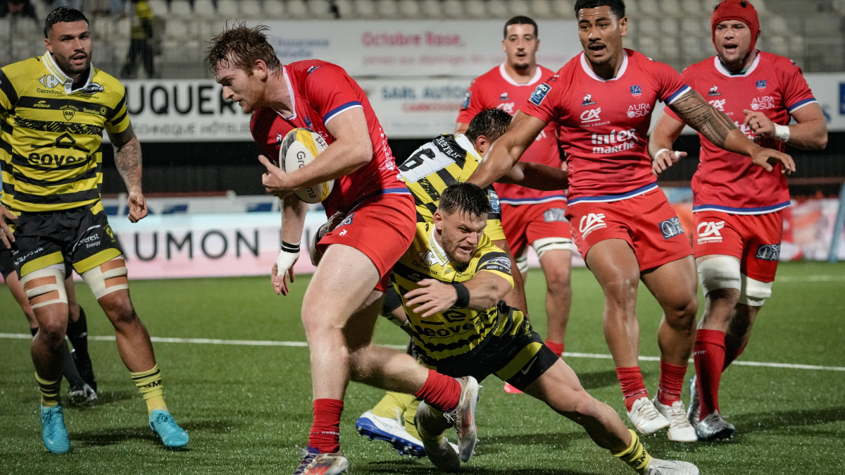 Pro D2 (J8) : Exploit d'Aurillac, délivrance pour le SA XV, le résumé des matchs du vendredi