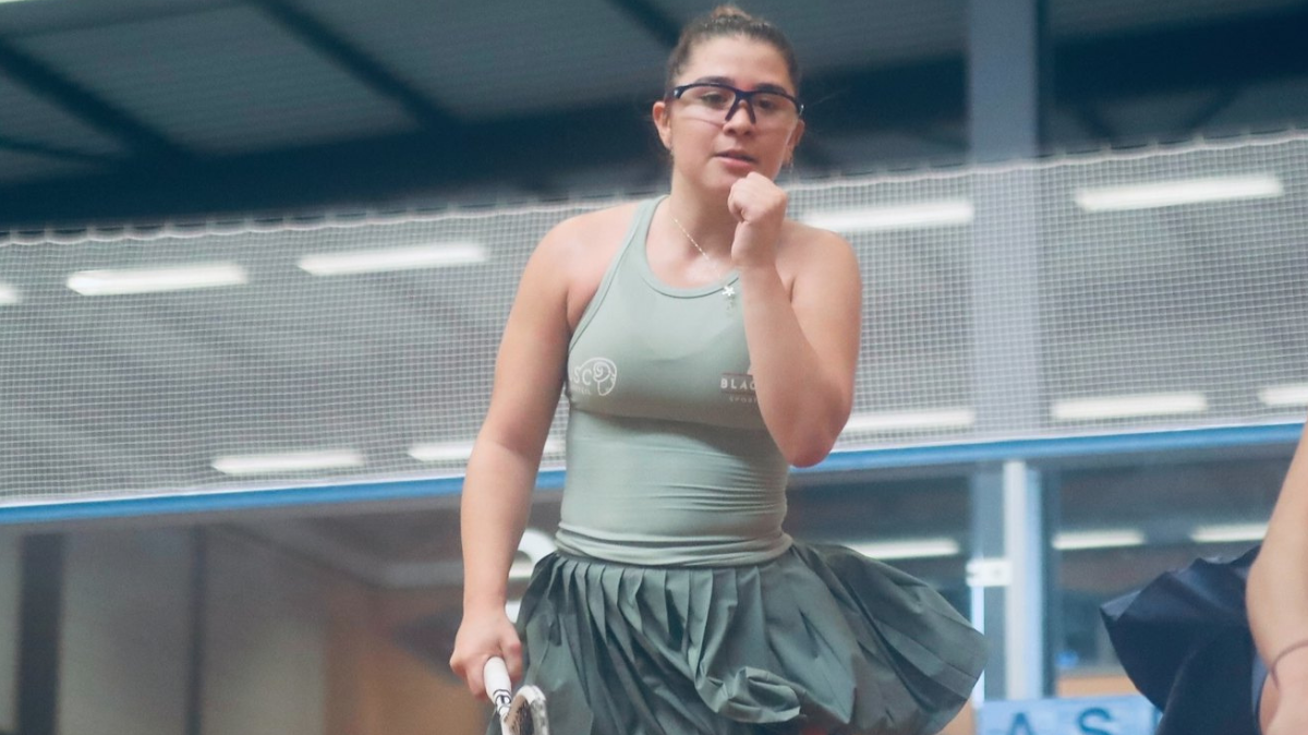 Squash Lauren Baltayan rafle l'Open EVAE de Strasbourg