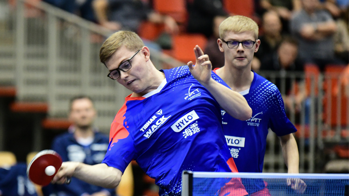 Championnats d'Europe de tennis de table 2024 : Les frères Lebrun en finale du double hommes
