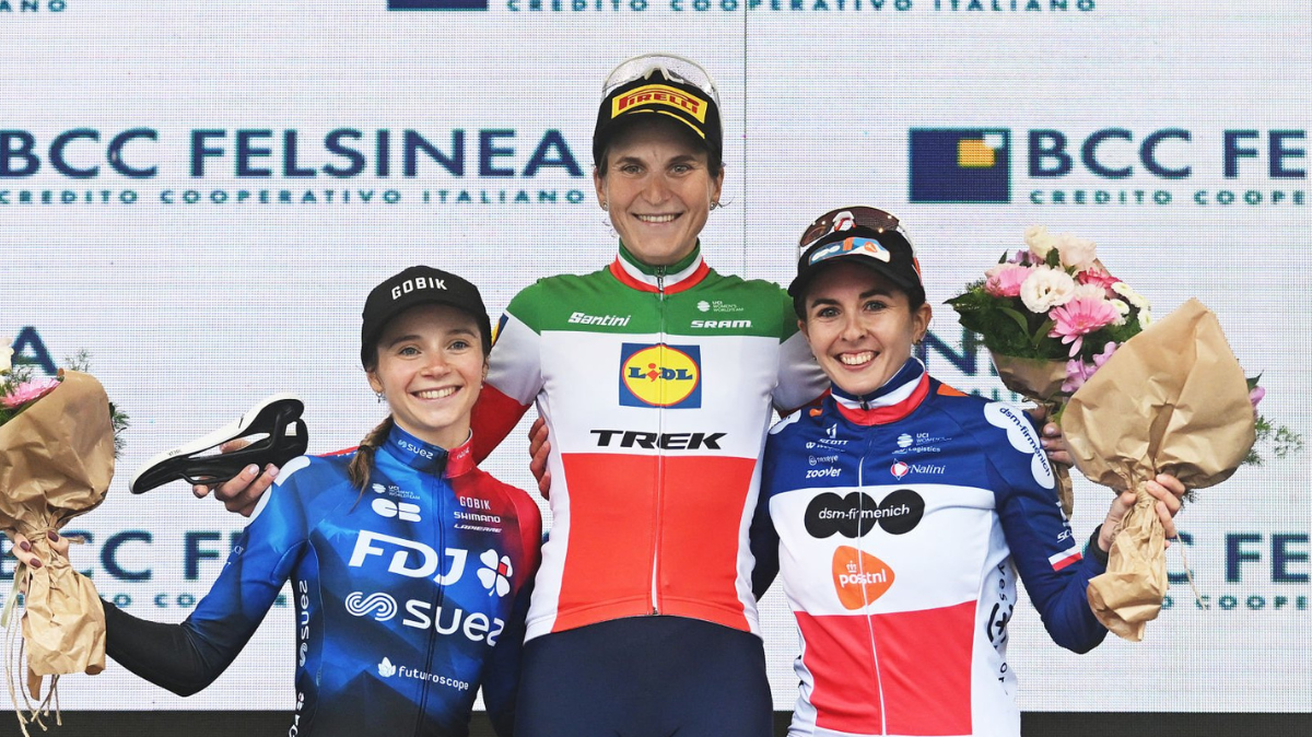 Tour d'Émilie Femmes 2024 Elisa Longo Borghini s'impose, Muzic et Labous sur le podium (1)