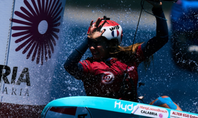 Voile Lysa Caval championne d'Europe juniors de Formula Kite !