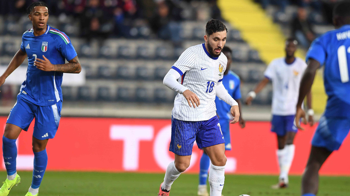 France Espoirs Rayan Cherki permet aux Bleuets d'arracher le nul contre l'Italie
