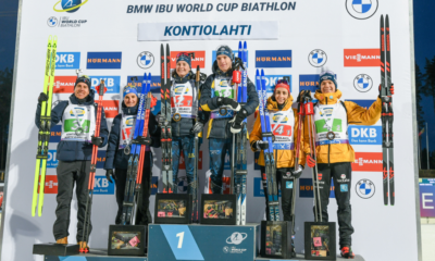 Relais mixte simple Kontiolahti La France démarre la saison par une 2ème place