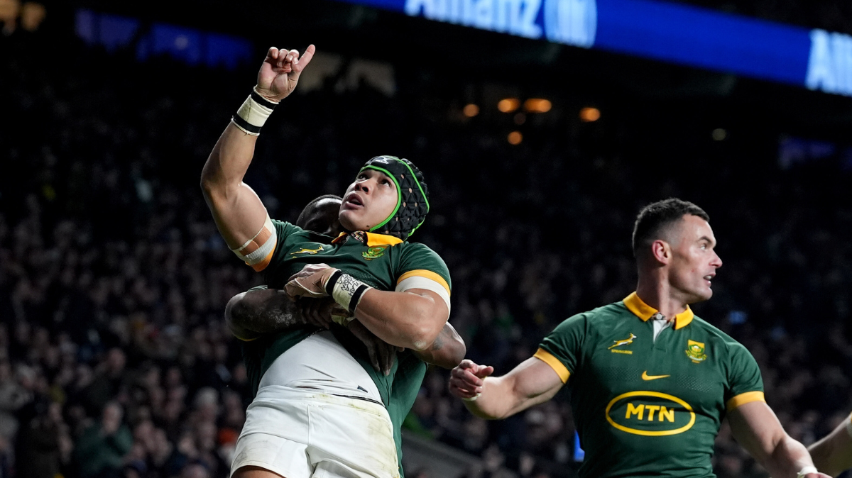 Rugby tournée d'automne L'Afrique du Sud remporte un gros combat face à l'Angleterre