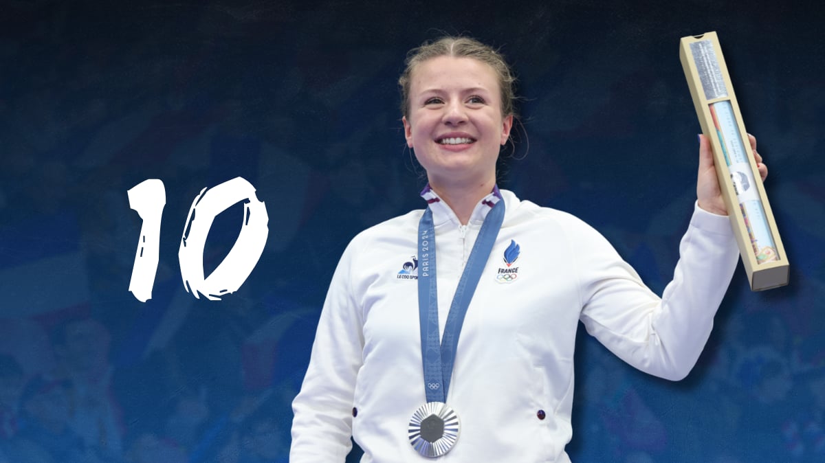 Championne des Championnes françaises 2024 Camille Jedrzejewski (10ème), tireuse d'élite