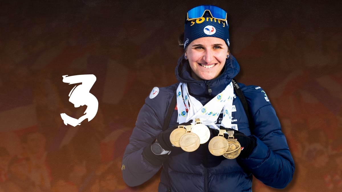 Championne des Championnes françaises 2024 Julia Simon (3ème), titrée seule et accompagnée
