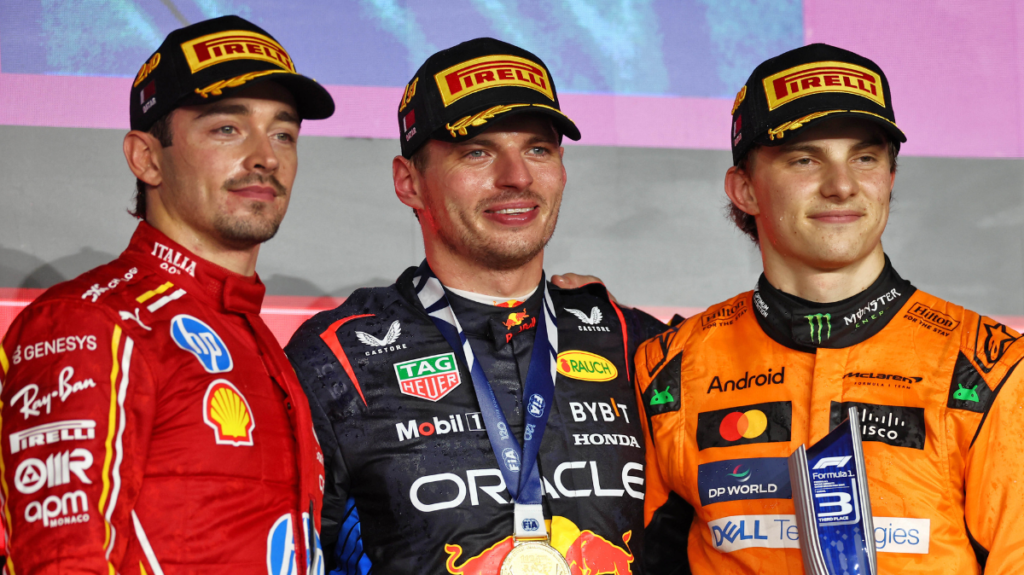 F1 GP du Qatar 2024 : Victoire de Max Verstappen, devant Leclerc et Piastri
