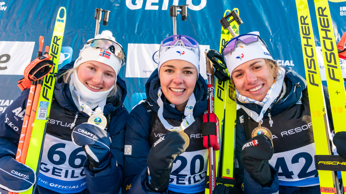IBU Cup Geilo Camille Bened rafle la victoire sur l'individuel, Fany Bertrand également sur le podium !