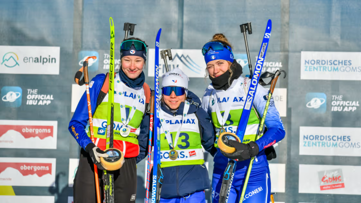 IBU Junior Cup Goms Anaëlle Bondoux triomphe sur la mass start 60 devant Amandine Mengin