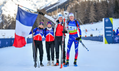 IBU Junior Cup Goms Le relais mixte tricolore s'impose en Suisse