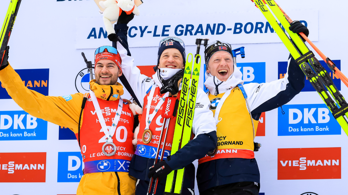 Mass start hommes Grand-Bornand Tarjei Boe remporte la course, les Bleus se ratent