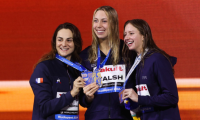 Mondiaux Natation petit bassin Médaille d'argent et record de France pour Béryl Gastaldello sur 100 mètres nage libre