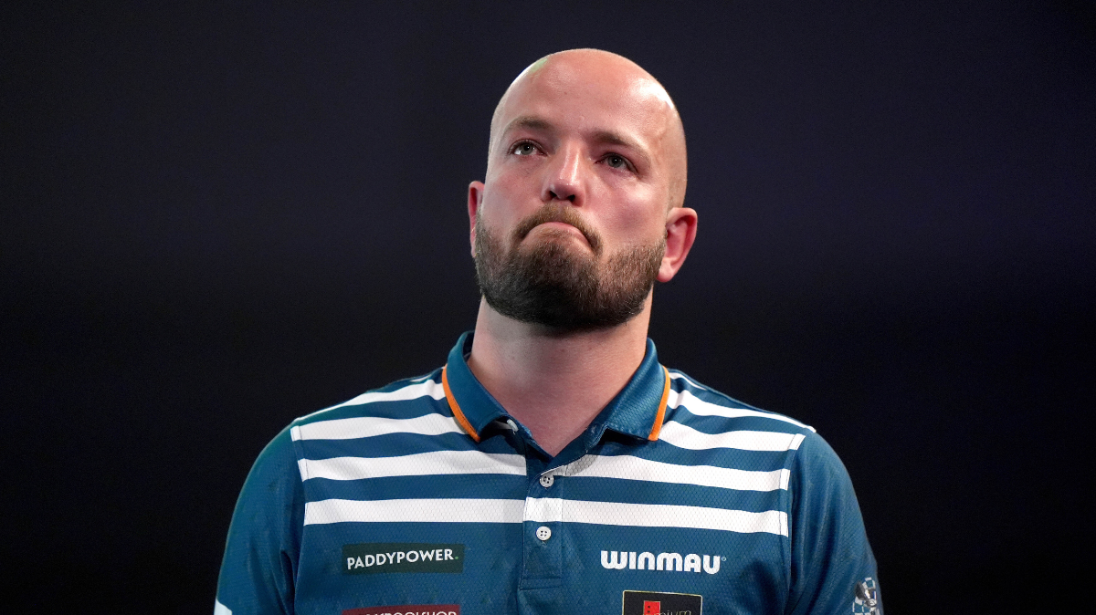 Mondiaux fléchettes PDC 2025 Thibault Tricole chute logiquement contre le tenant du titre