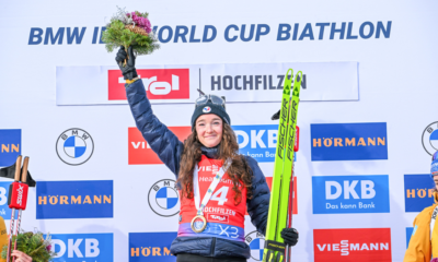 Poursuite femmes Hochfilzen 2024 Lou Jeanmonnot survole la course avec le 20-20