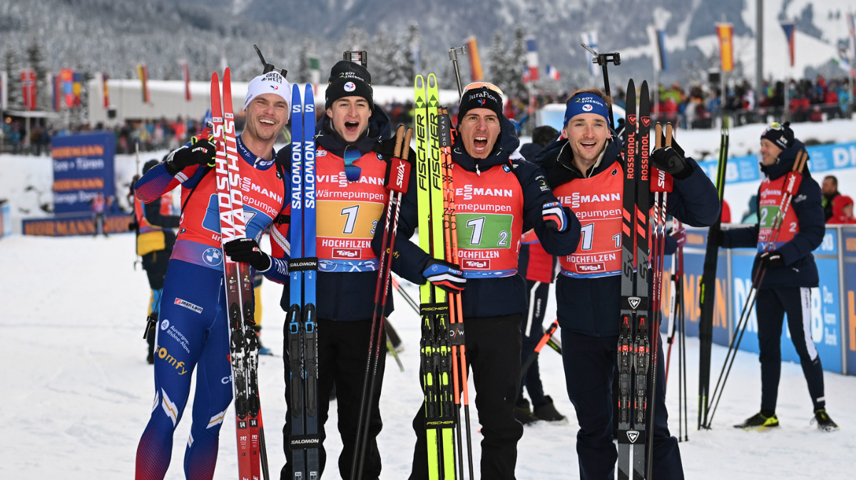 Relais Hommes Hochfilzen Les Bleus s'imposent encore devant la Norvège, la Suède troisième