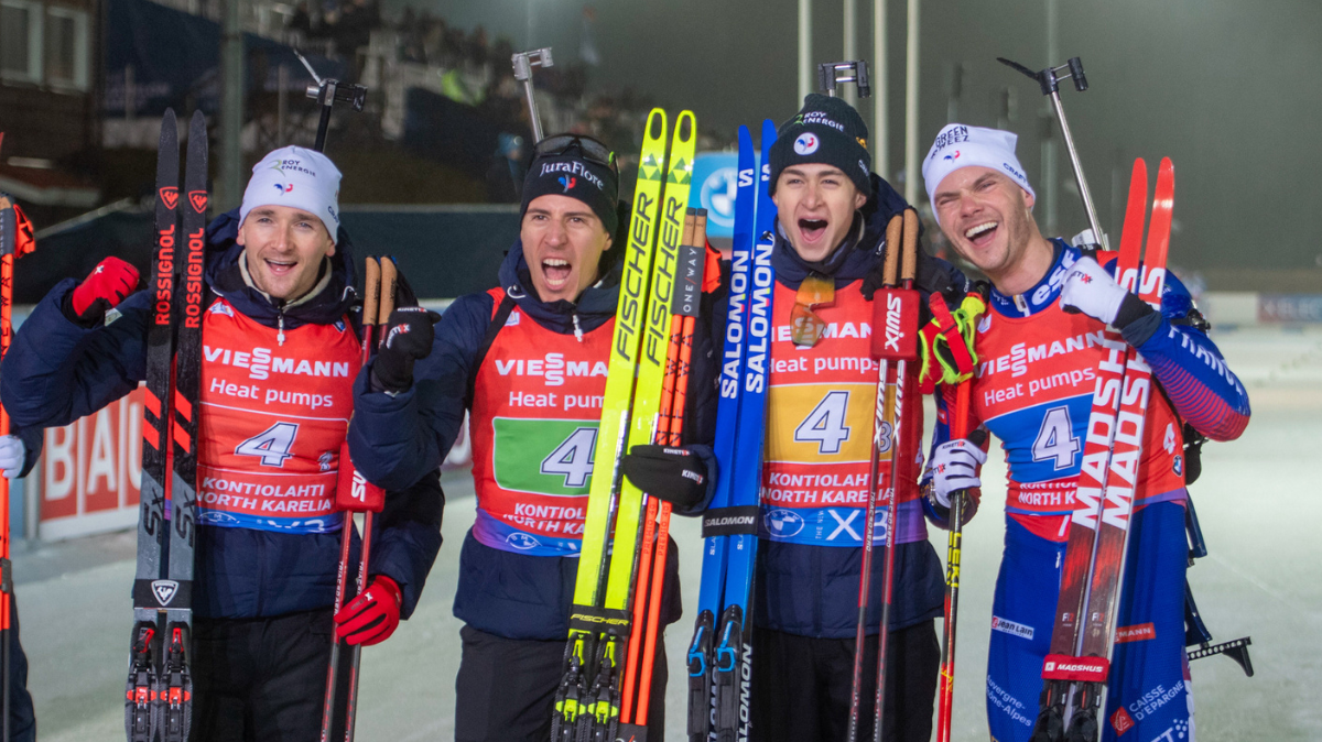Relais hommes Kontiolahti Les Bleus victorieux devant la Norvège et la Suède