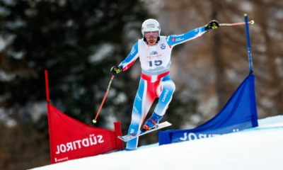 Skicross Innichen Youri Duplessis Kergomard deuxième, Marielle Berger Sabbatel troisième