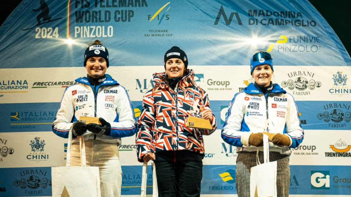 Télémark Pinzolo 2024 Pas de victoire mais une pluie de podiums sur le sprint pour les Bleus