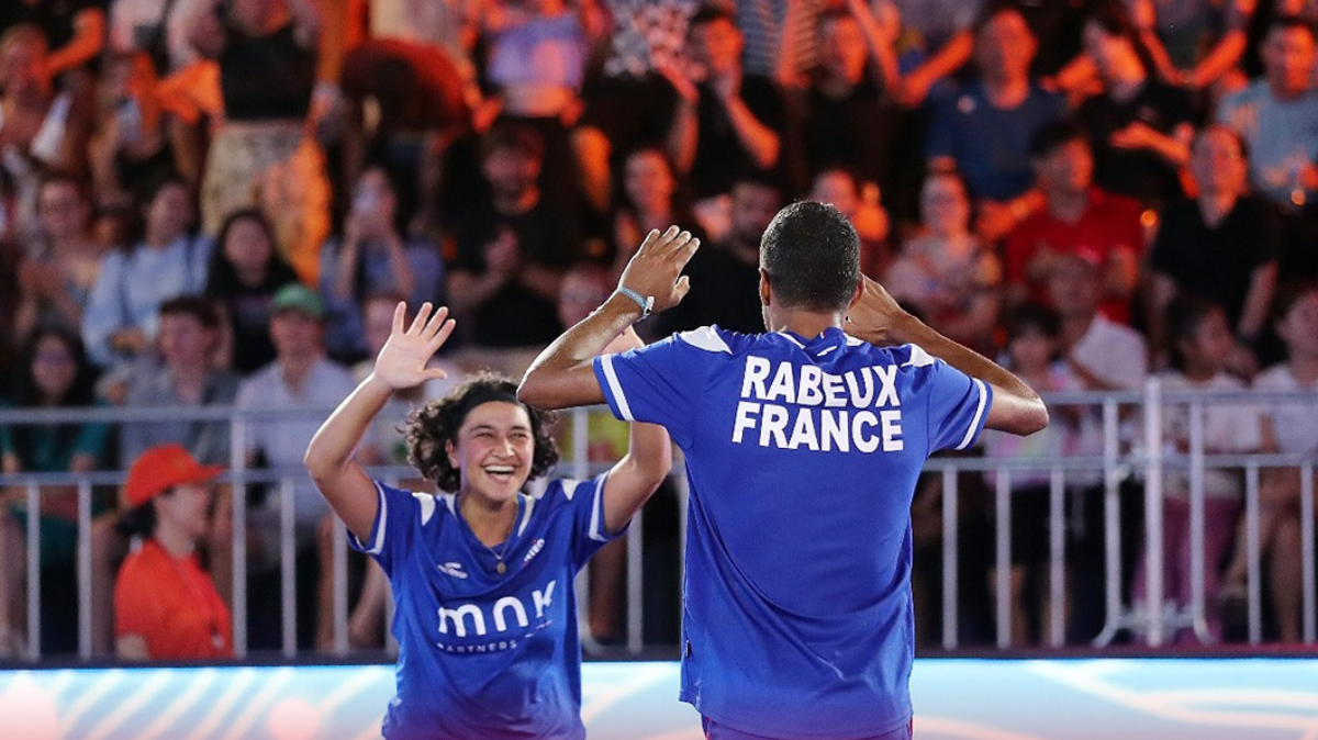Teqball Amélie Julian et Hugo Rabeux en bronze aux Mondiaux