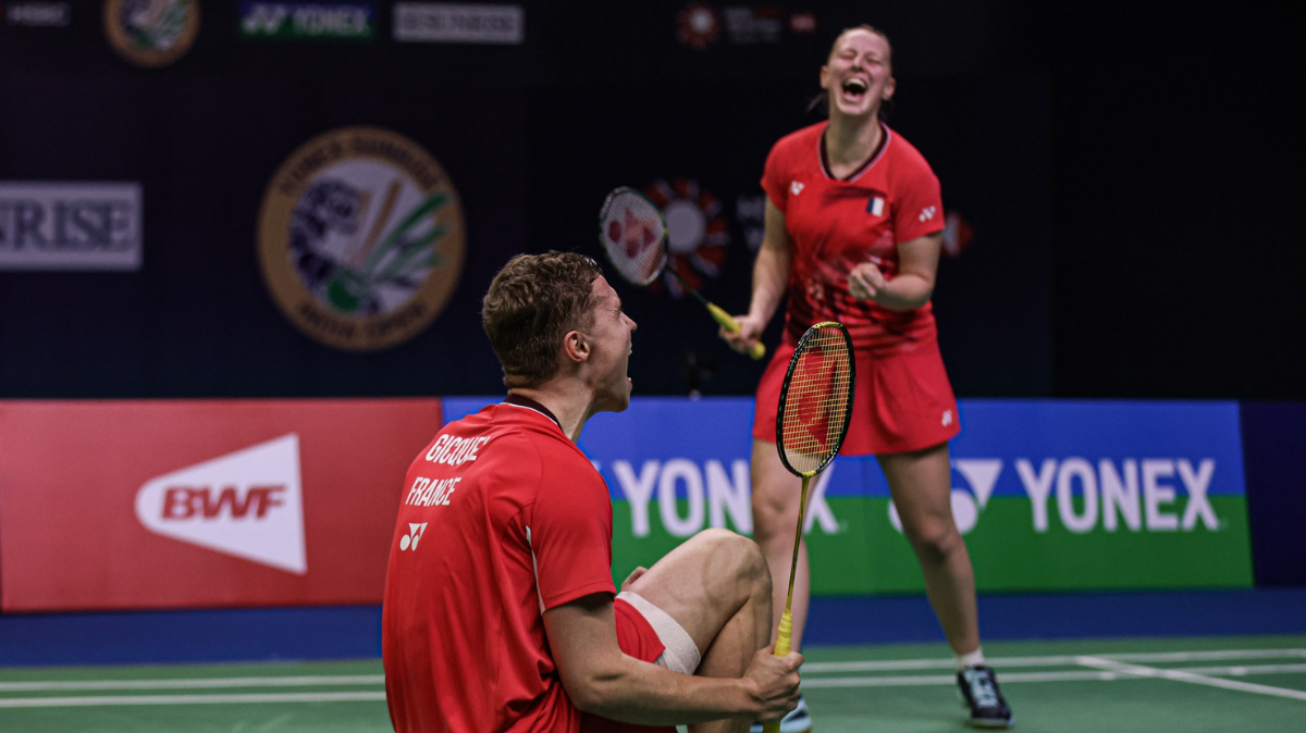 Badminton Thom Gicquel et Delphine Delrue en finale de l'Indian Open
