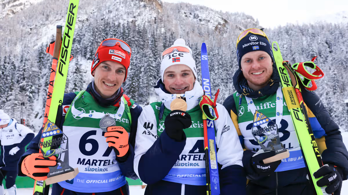 Biathlon Championnats d'Europe Isak Frey sacré sur l'individuel hommes