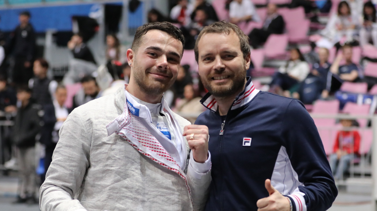 Coupe du monde d'escrime Sarah Noutcha et Sébastien Patrice sur le podium du Grand Prix de Tunis