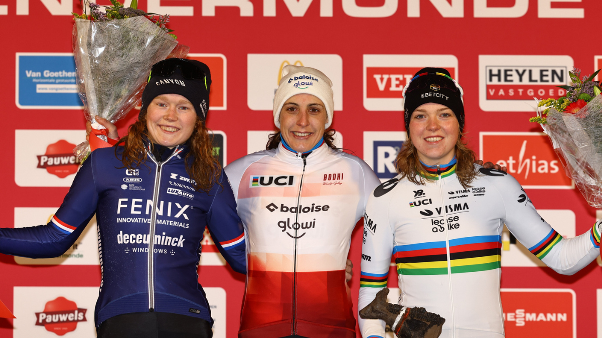 Cyclo-cross Dendermonde 2025 Lucinda Brand dompte la boue