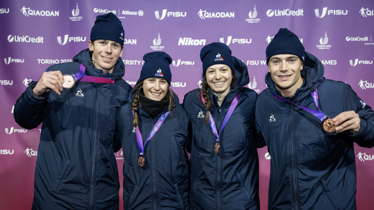 Jeux Mondiaux Universitaires d'Hiver 2025 La France en bronze sur le Géant parallèle par équipes