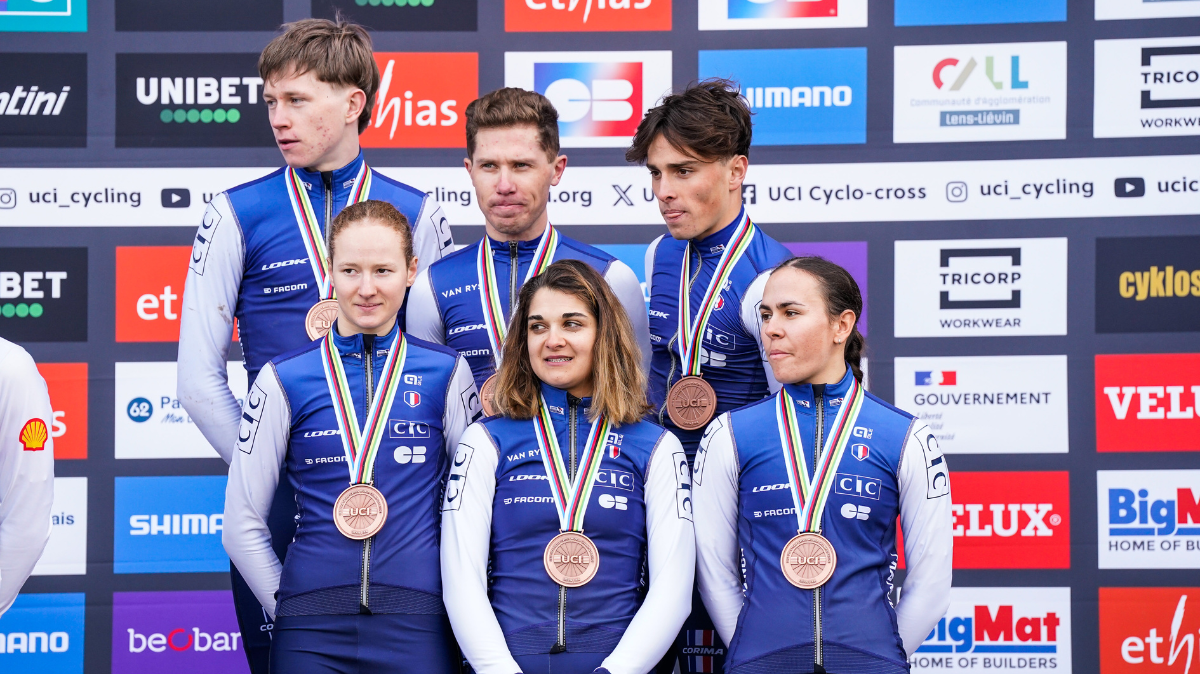 Mondiaux cyclo-cross 2025 La France prend le bronze sur le relais mixte