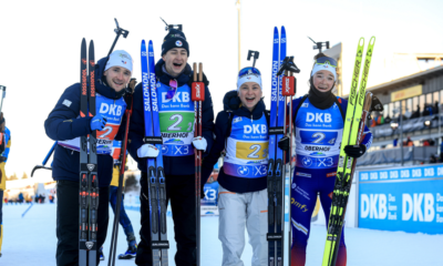 Relais mixte Oberhof La France deuxième derrière la Suède des sœurs Oeberg