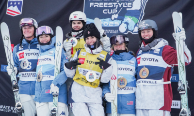 Ski de bosses Waterville Perrine Laffont s'impose d'un souffle, Benjamin Cavet sur le podium