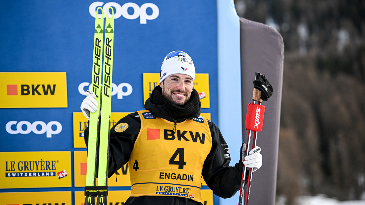 COUPE DU MONDE DE SKI DE FOND 2024/2025 - Lucas Chanavat a profité du sprint à Engadin pour décrocher un nouveau podium. le Français a pris la 3e place d'une épreuve remportée par l'inévitable Johannes Klaebo.