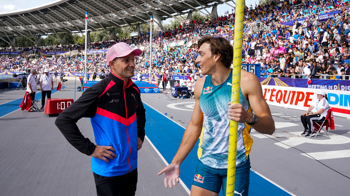 All Star Perche 2025 Armand Duplantis chez Renaud Lavillenie