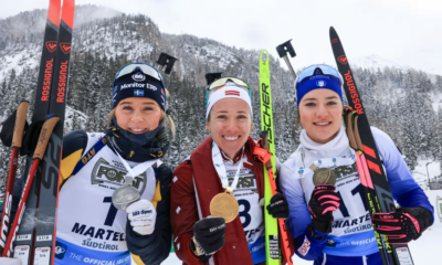 Biathlon Championnats d’Europe Baiba Bendika en or sur la poursuite, les Bleues craquent