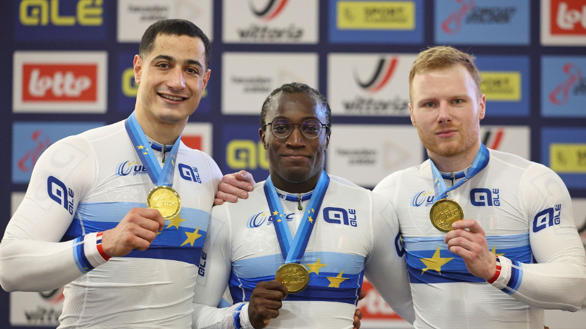 Cyclisme sur piste Championnats d'Europe Les Bleus titrés en vitesse par équipes !