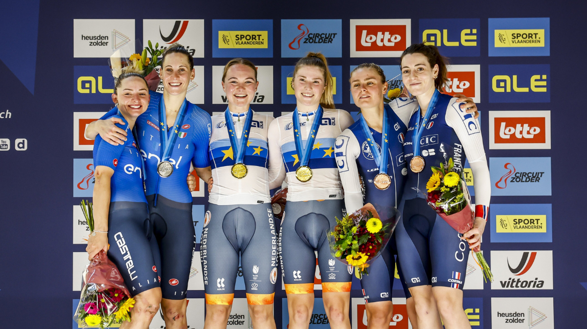 Cyclisme sur piste Championnats d'Europe Marion Borras et Victoire Berteau en bronze sur l'Américaine