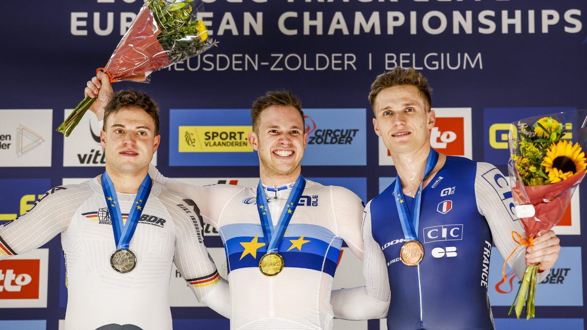Cyclisme sur piste Championnats d'Europe Tom Derache en bronze sur le keirin