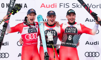 Descente hommes Crans-Montana 2025 Franjo von Allmen s'impose et mène un triplé suisse