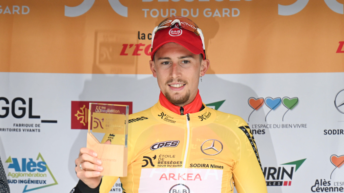 Étoile de Bessèges 2025 Kévin Vauquelin remporte le chrono final et le général