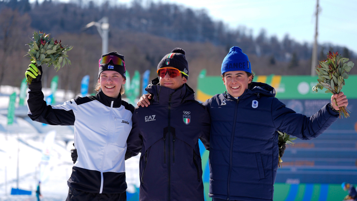 FOJE d'hiver 2025 Gaspard Cottaz (ski de fond) s'offre le bronze sur le 10 km libre