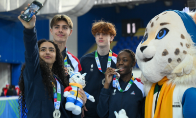 FOJE d'hiver 2025 Le relais mixte en short-track s'empare de l'argent