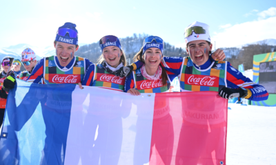 FOJE d'hiver 2025 Le relais mixte français de ski de fond termine en argent