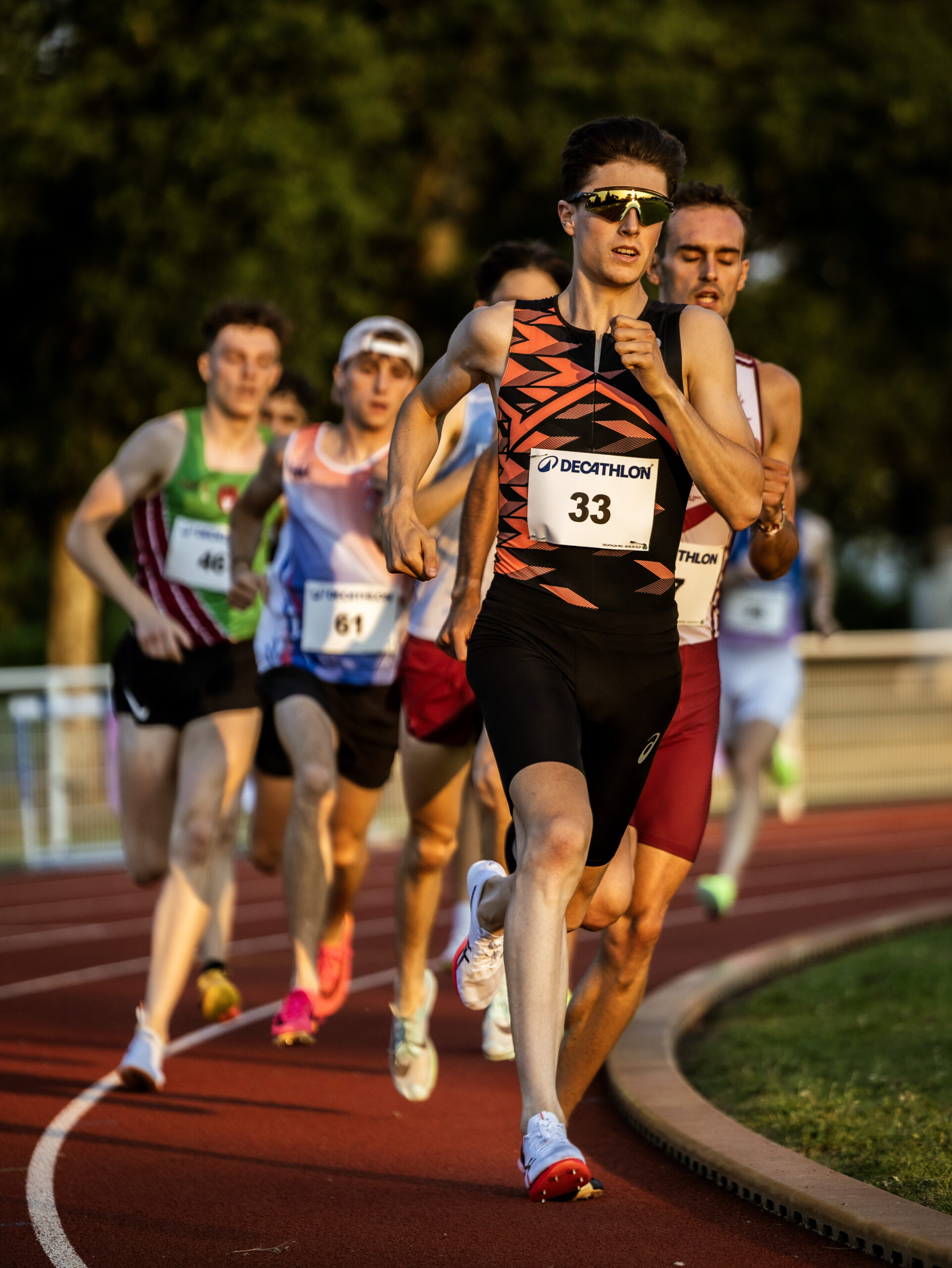 Etienne Daguinos sur le 800 m du meeting de Pessac - Photo Corentin Baudry