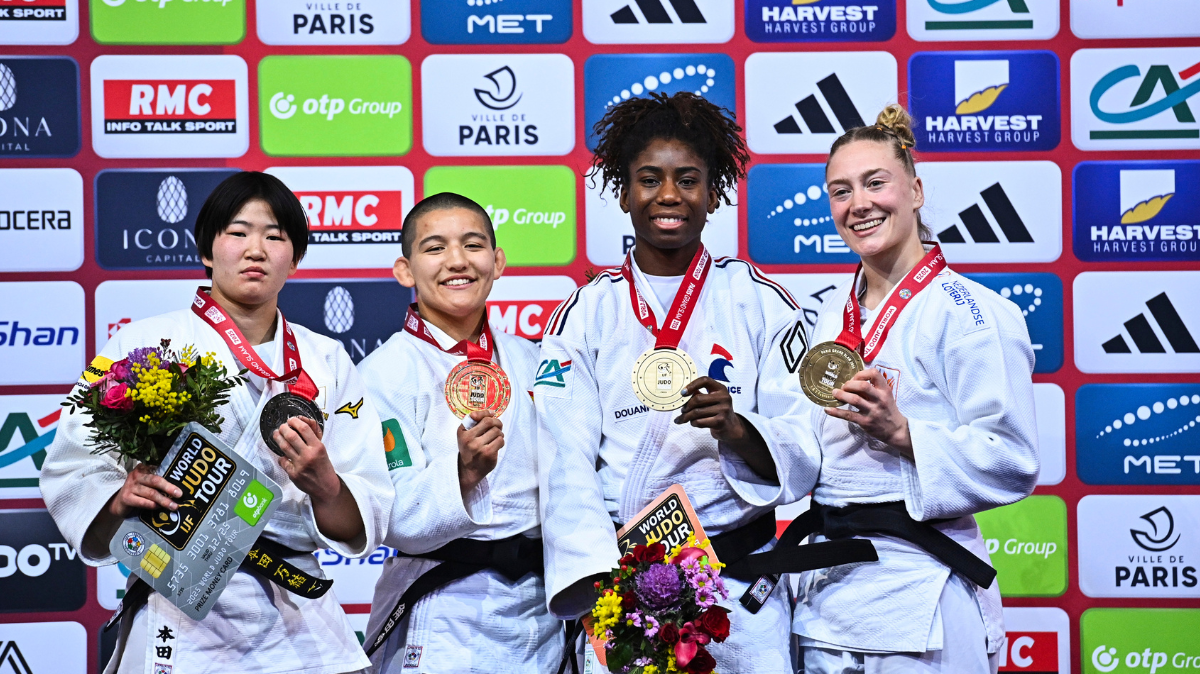 Judo Paris Grand Slam 2025 Marie-Ève Gahié sauve le bronze chez les -70 kg
