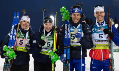 Mondiaux Jeunes Juniors de biathlon 2025 L'Allemagne remporte le relais mixte juniors devant la France