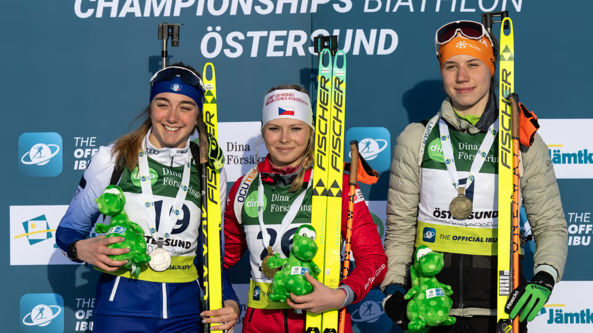 Mondiaux JeunesJuniors de biathlon 2025 Ilona Plechacova remporte l'individuel jeunes